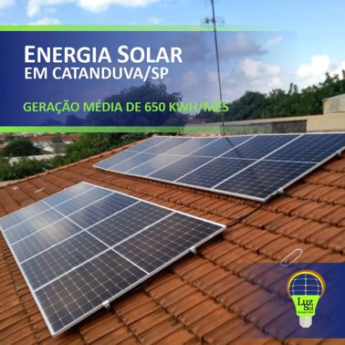 Energia Solar em Catanduva/SP - Luz Sol Energia Solar