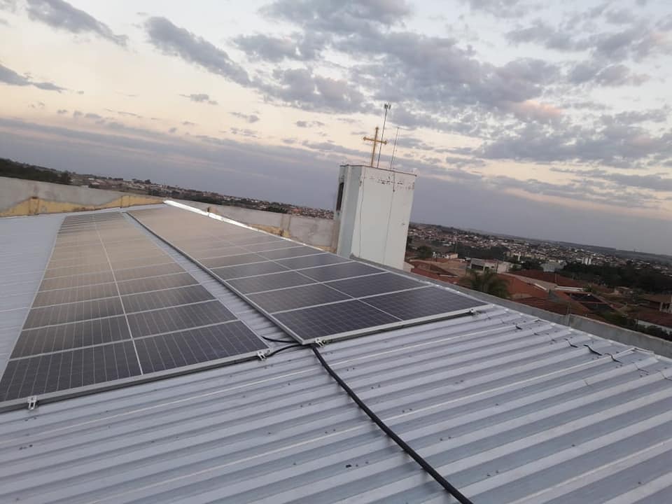 Energia Solar em Catanduva/SP (Paróquia São Benedito) - Luz Sol Energia Solar